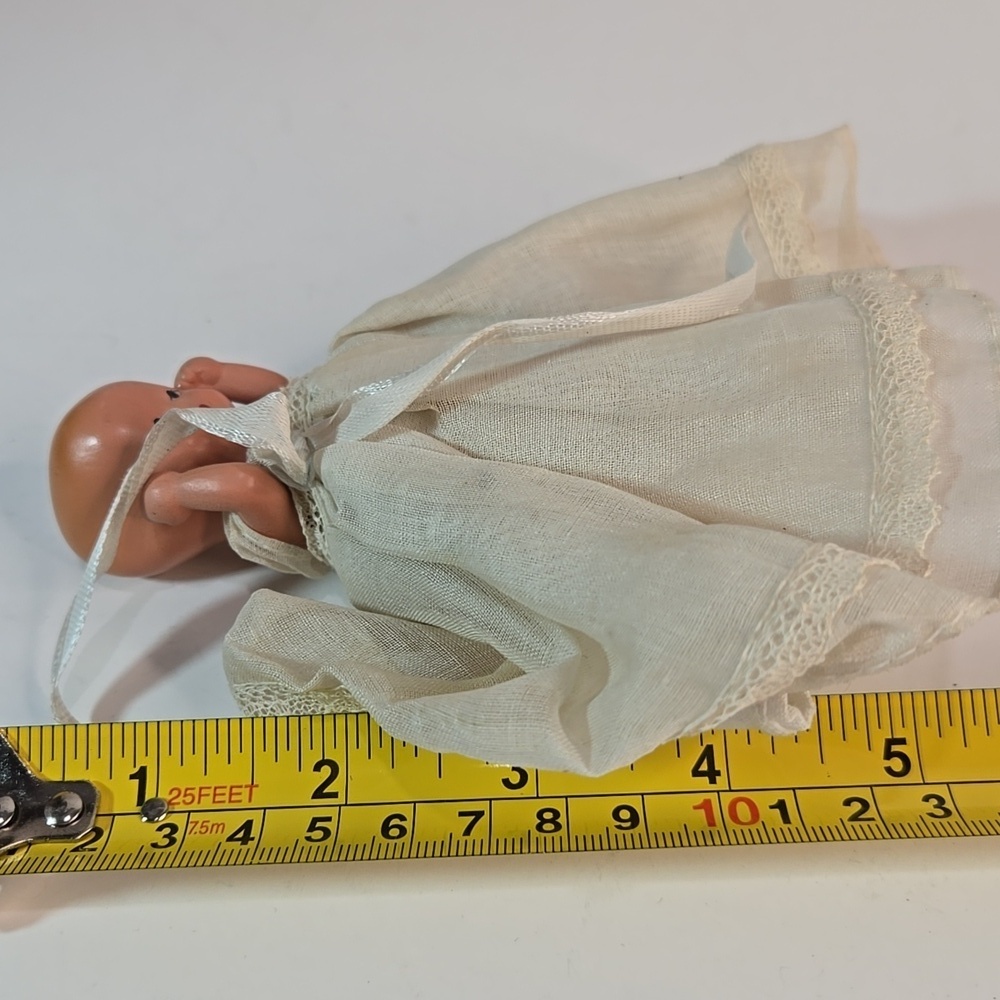 Nancy Ann Storybook Doll Hush-A-Bye Long Dress 1940's Bisque Infant Babydoll - Picture 9 of 13